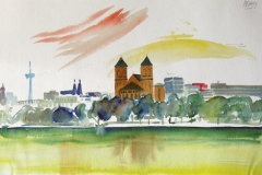 821, Berlin, Aquarell, 56,5 x 38 cm