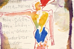 12066, Ägypten, Aquarell/Papier, 1977, 20x14,5 cm