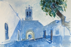 2079, Prodromos, 1997, Aquarell, 51 x 36,5 cm