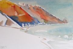 5068, Lettoiano, 1992, Aquarell, 48 x 33 cm
