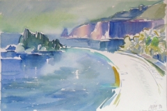 5070, Isola Bella, 1992, Aquarell, 56,5 x 38 cm