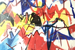 0025, Kaisergebirge, 1993, 60x50 cm, Acryl / Leinwand