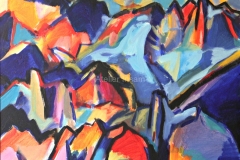 0032, Kaiser Modifikation, 1993, 60x50 cm, Acryl / Leinwand