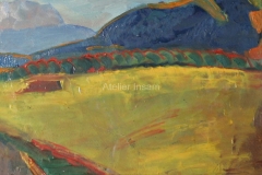 0678, Waldrand, 41x33 cm, Öl / Karton