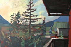 0679, Ausblick, 65x50 cm, Acryl / Hartfaserplatte