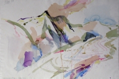 857, Grossglockner, 1979, Aquarell, 57 x 38,7 cm