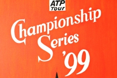 0083, Plakatentwurf Championship Series, 1999, 65x80 cm, Acryl / Leinwand