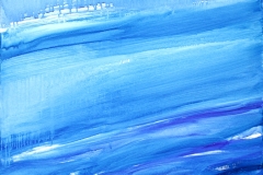 0303, Ruhiges Wasser, 1992, 80x100 cm, Acryl / Leinwand