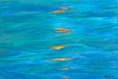 0309, Wasser, 1993, 30x38 cm, Acryl / Leinwand