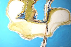 0315, Spiegelung, 140x99 cm, Acryl / Hartfaserplatte