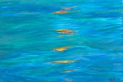 0309, Wasser, 1993, 30x38 cm, Acryl / Leinwand