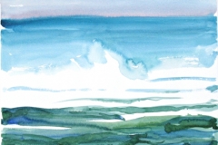 10500, Wasser, 1992, Aquarell/Papier, 30x40 cm