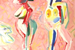 0116, Figur Frauenkörper, 1993, 80x100 cm, Acryl / Leinwand