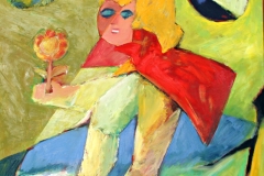 0212, Der kleine Prinz, 1993, 80x100 cm, Acryl / Hartfaserplatte