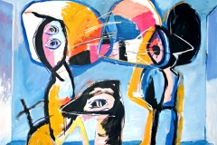 0217, Dreieck, 1973, 130x100 cm, Acryl / Leinwand