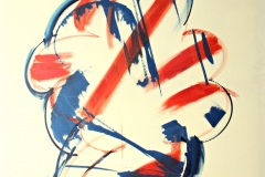 0138, Körper, 1971, 85x100 cm, Acryl / Leinwand