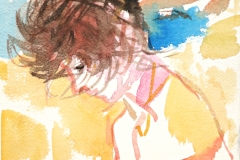 12065, Portrait, Aquarell/Papier, 12,5x16,5 cm