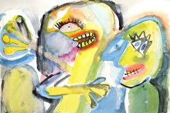 12081, Figuren, Aquarell/Papier, 36x51 cm