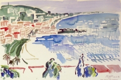 662, Cannes, 1994, Aquarell, 56 x 38 cm