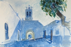 2079, Prodromos, 1997, Aquarell, 51 x 36,5 cm