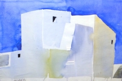 2193, Haus, Aquarell/ Papier, 1986, 39x56 cm