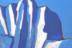 0058, Felsen, 1992, 60x50 cm, Acryl / Leinwand