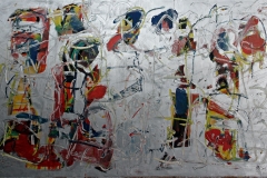 0497, Frohen Mutes, 1977, 100x59,5 cm, Acryl / Karton