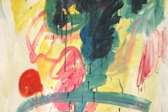 0603, Pflanzenwelt, 1985, 110x140 cm, Acryl / Leinwand