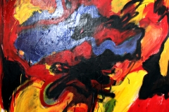 0611, Patronanz, 1968, 140x170 cm, Öl / Leinwand