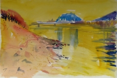 578, Salzburg, 1984, Aquarell, 57 x 38,5 cm