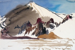 9102, Teneriffa, 1988, Aquarell, 56 x 38,5 cm