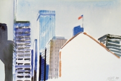 23, Denver, 1988, Aquarell, 56,5 x 38 cm